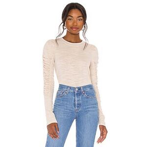 Free People X We the Free Natasha Tee in Sand Size S